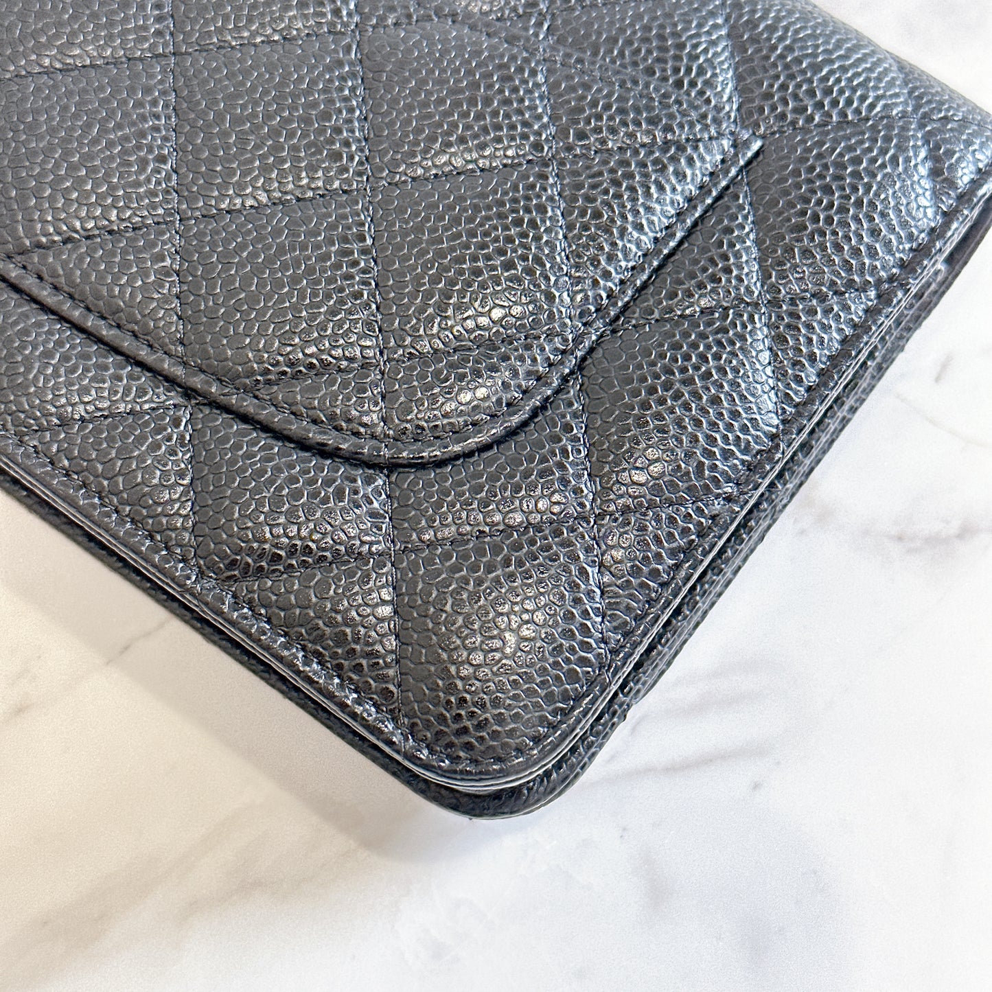 Chanel Wallet On Chain in Black GHW