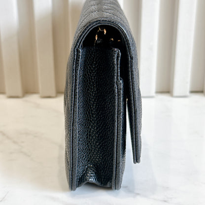 Chanel Wallet On Chain in Black GHW