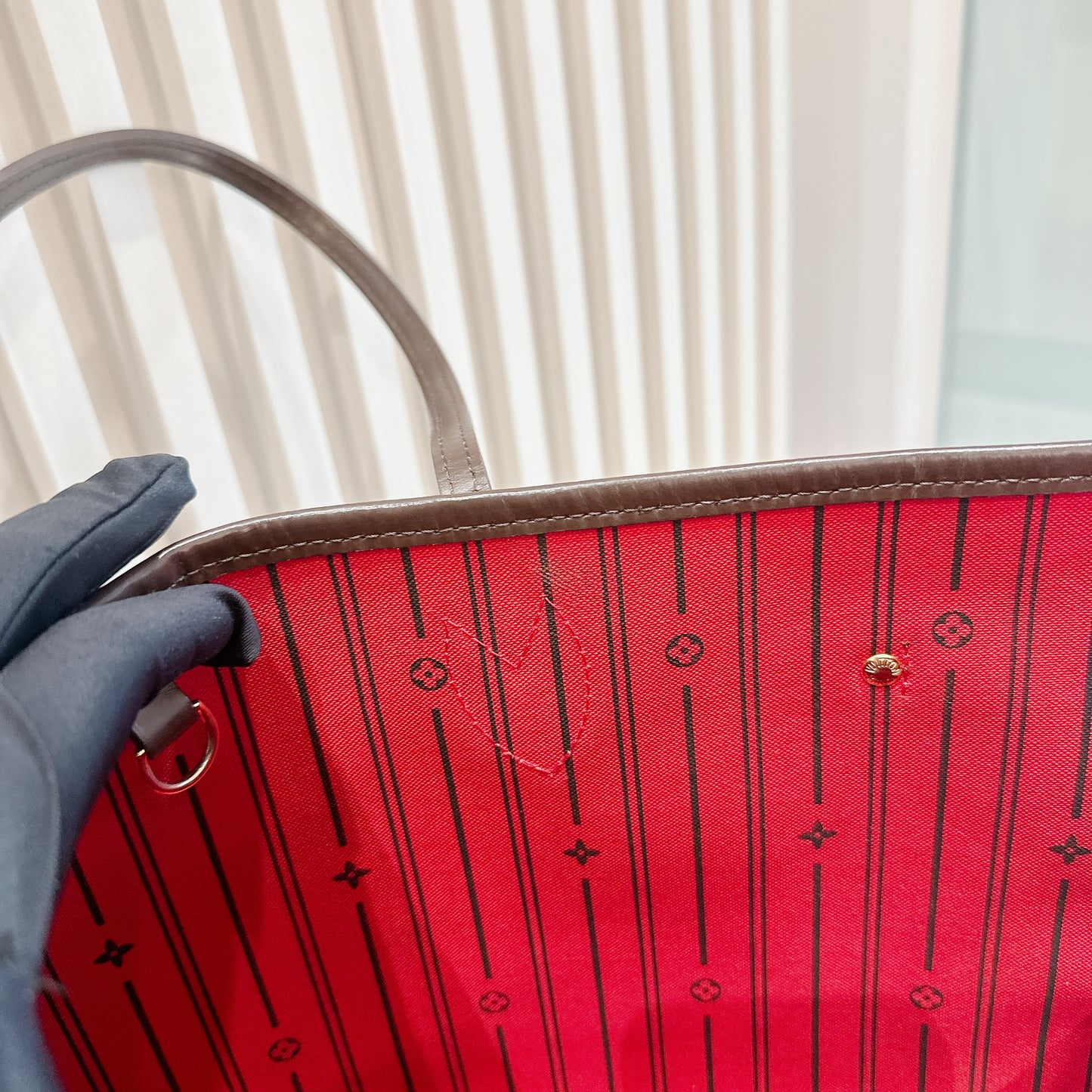 LV Neverfull MM in Damier Ebene