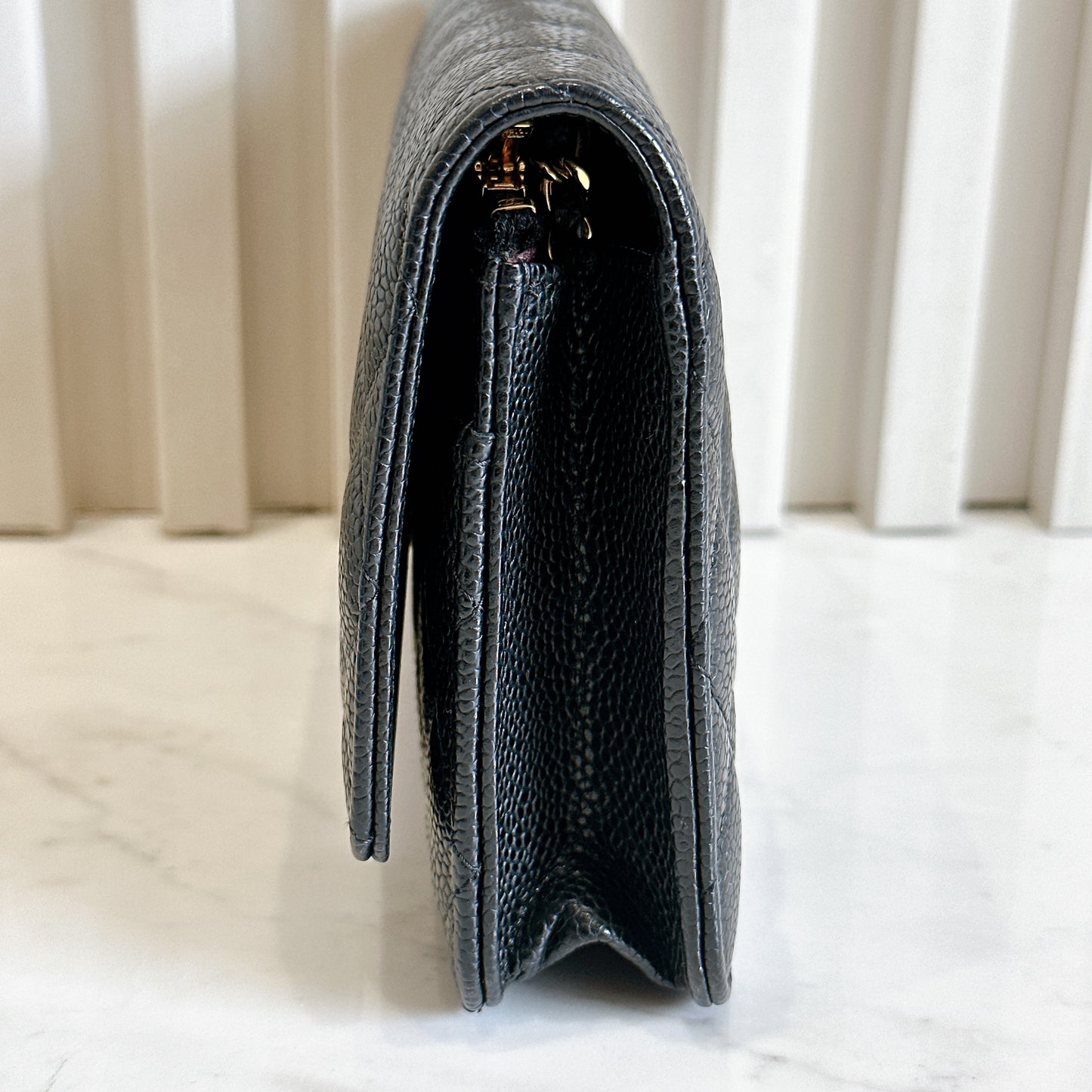 Chanel Wallet On Chain in Black GHW