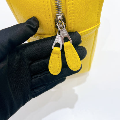 Balenciaga Small Triangle Duffle Bag In Yellow