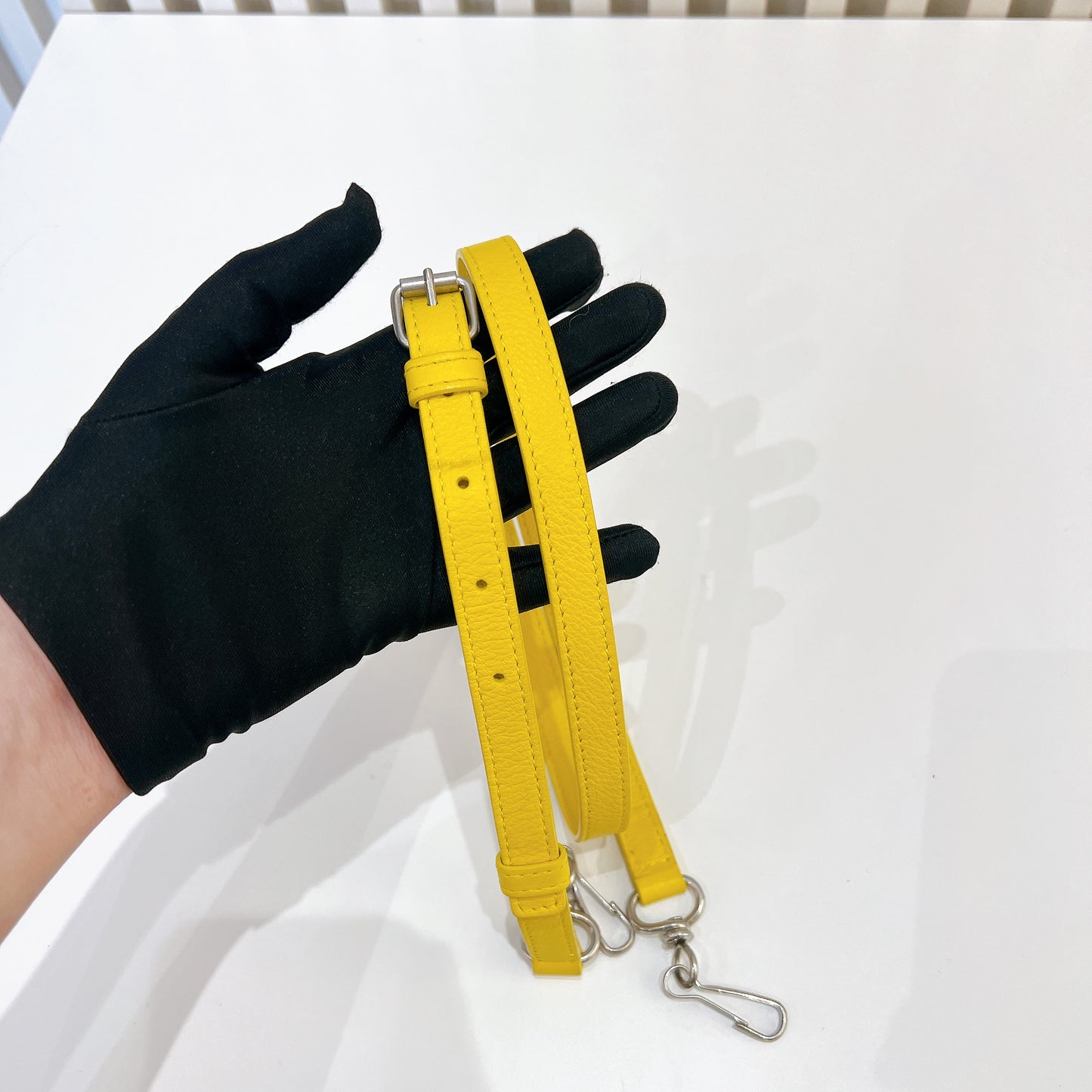 Balenciaga Small Triangle Duffle Bag In Yellow