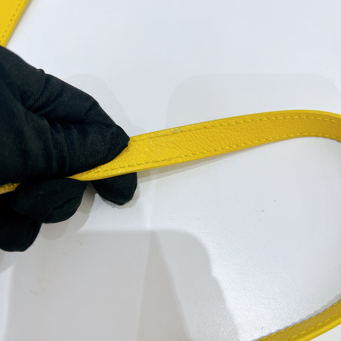 Balenciaga Small Triangle Duffle Bag In Yellow