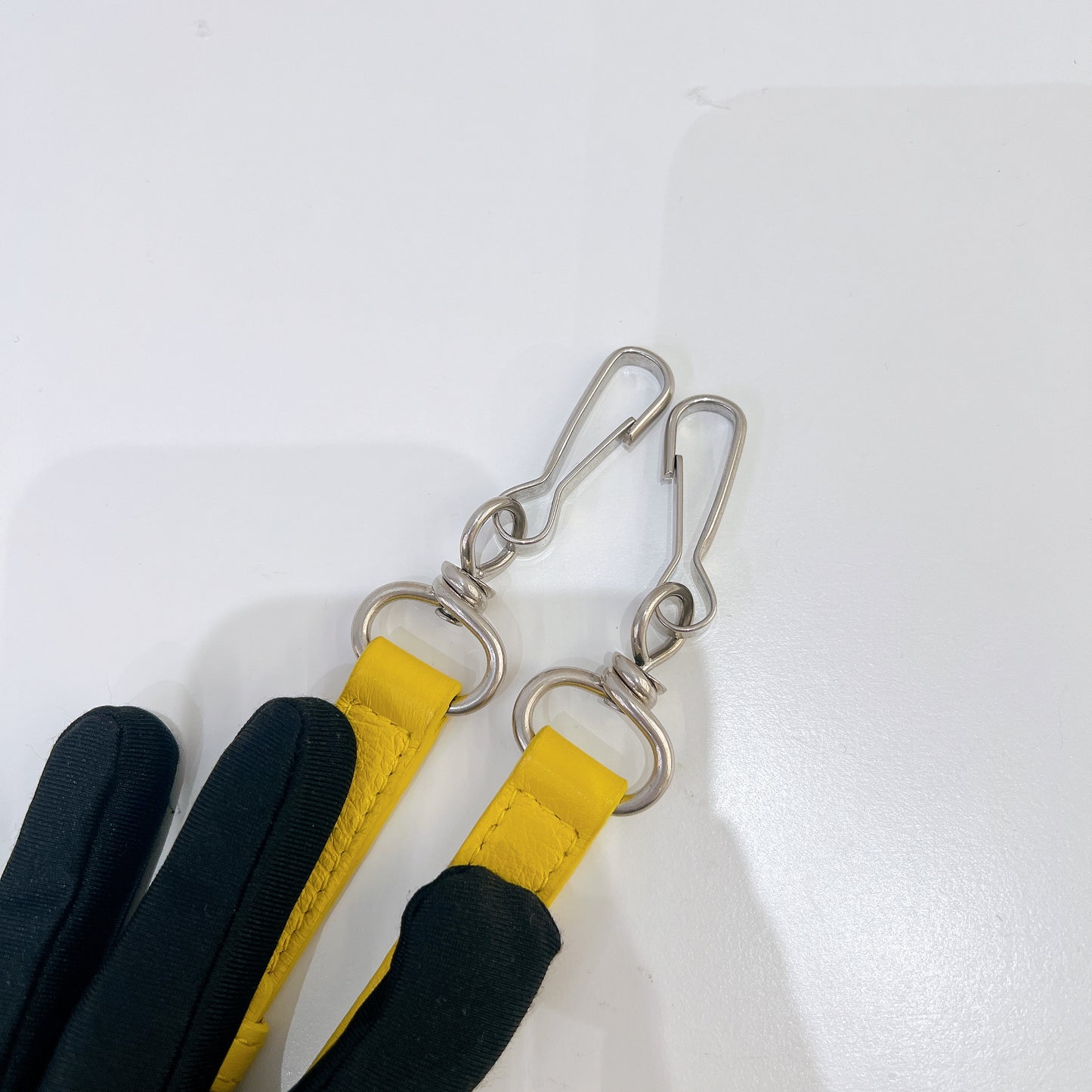 Balenciaga Small Triangle Duffle Bag In Yellow