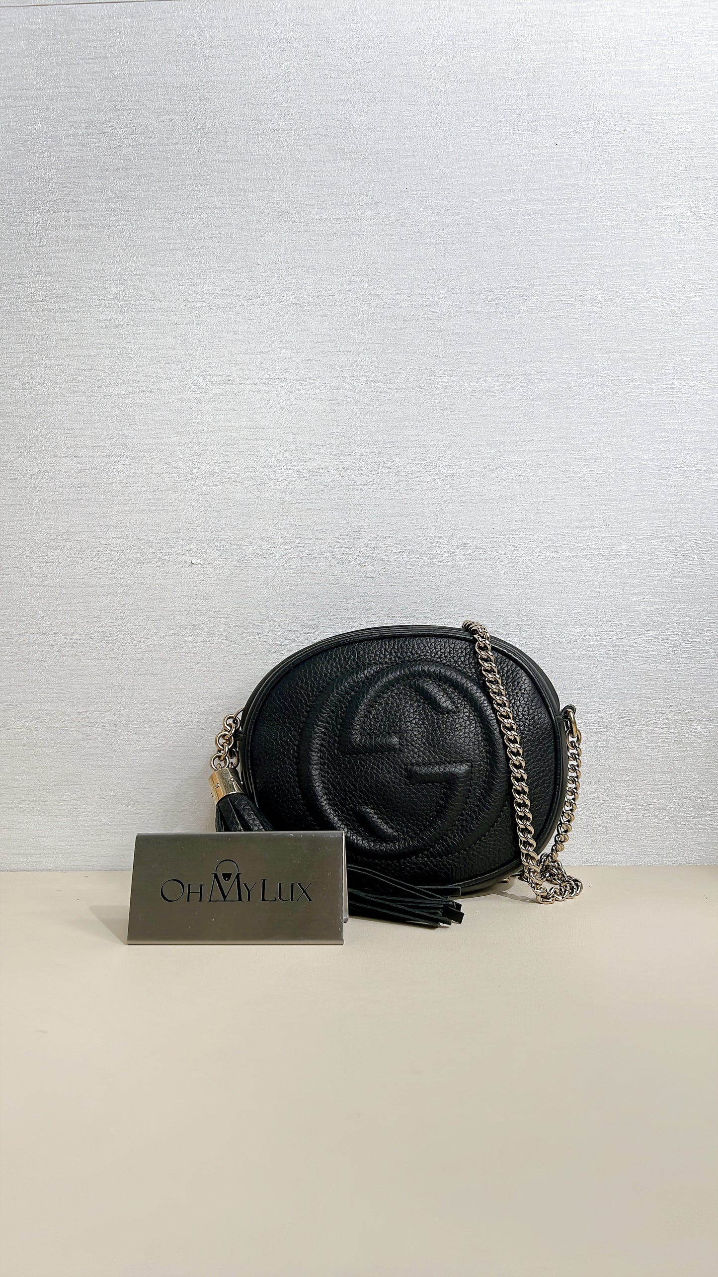 Gucci Disco Soho Chain Round Bag