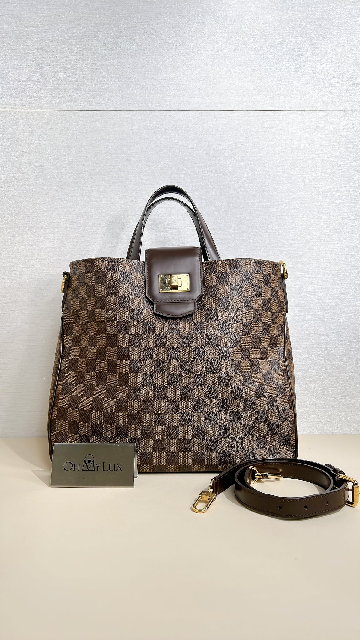 LV Damier Ebene Cabas Roseberry