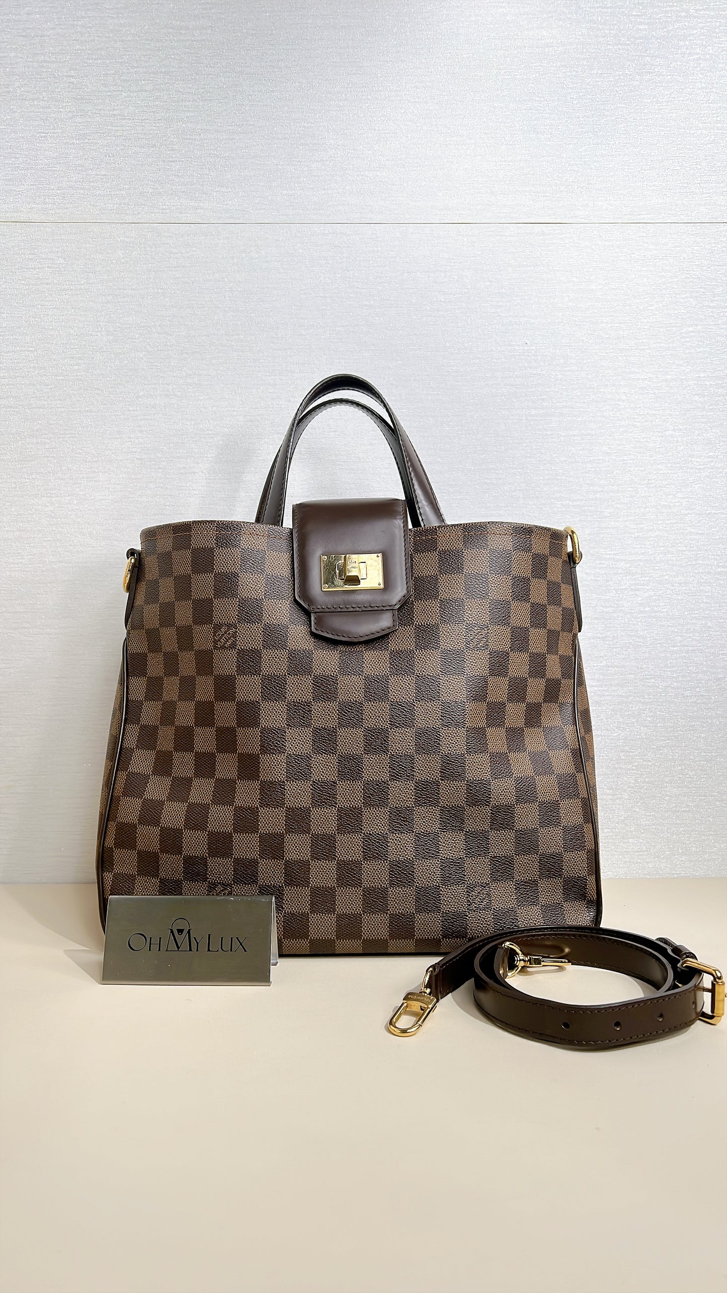 LV Damier Ebene Cabas Roseberry