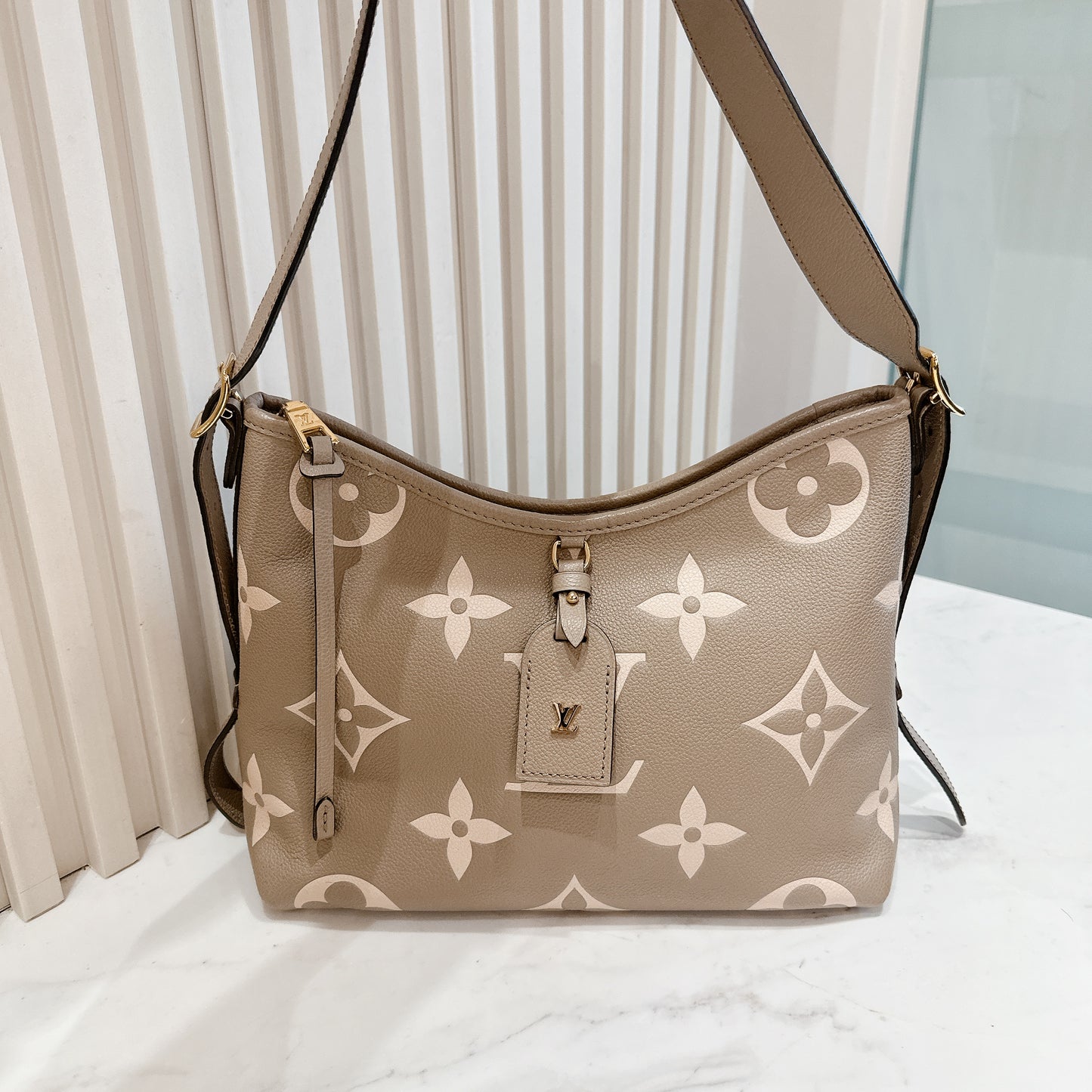 LV CarryAll PM Bicolour Monogram Empreinte
