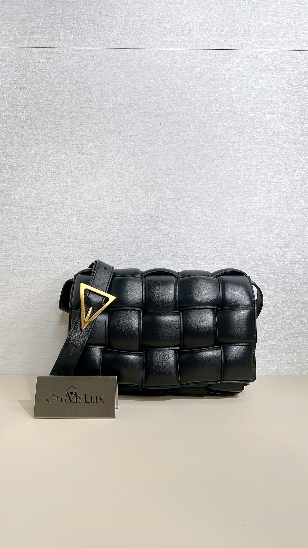 Bottega Veneta Padded Caseette in Black
