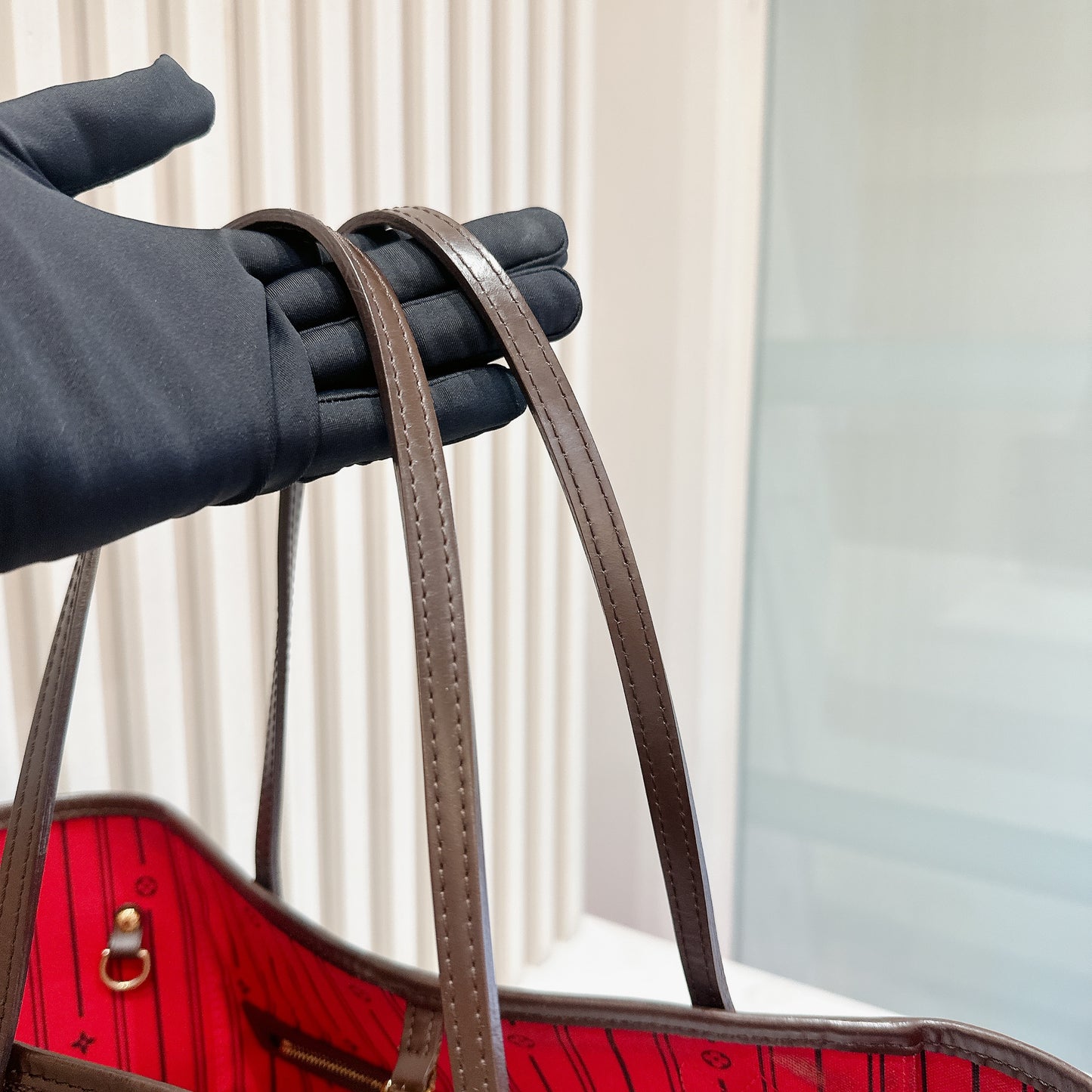 LV Neverfull MM in Damier Ebene