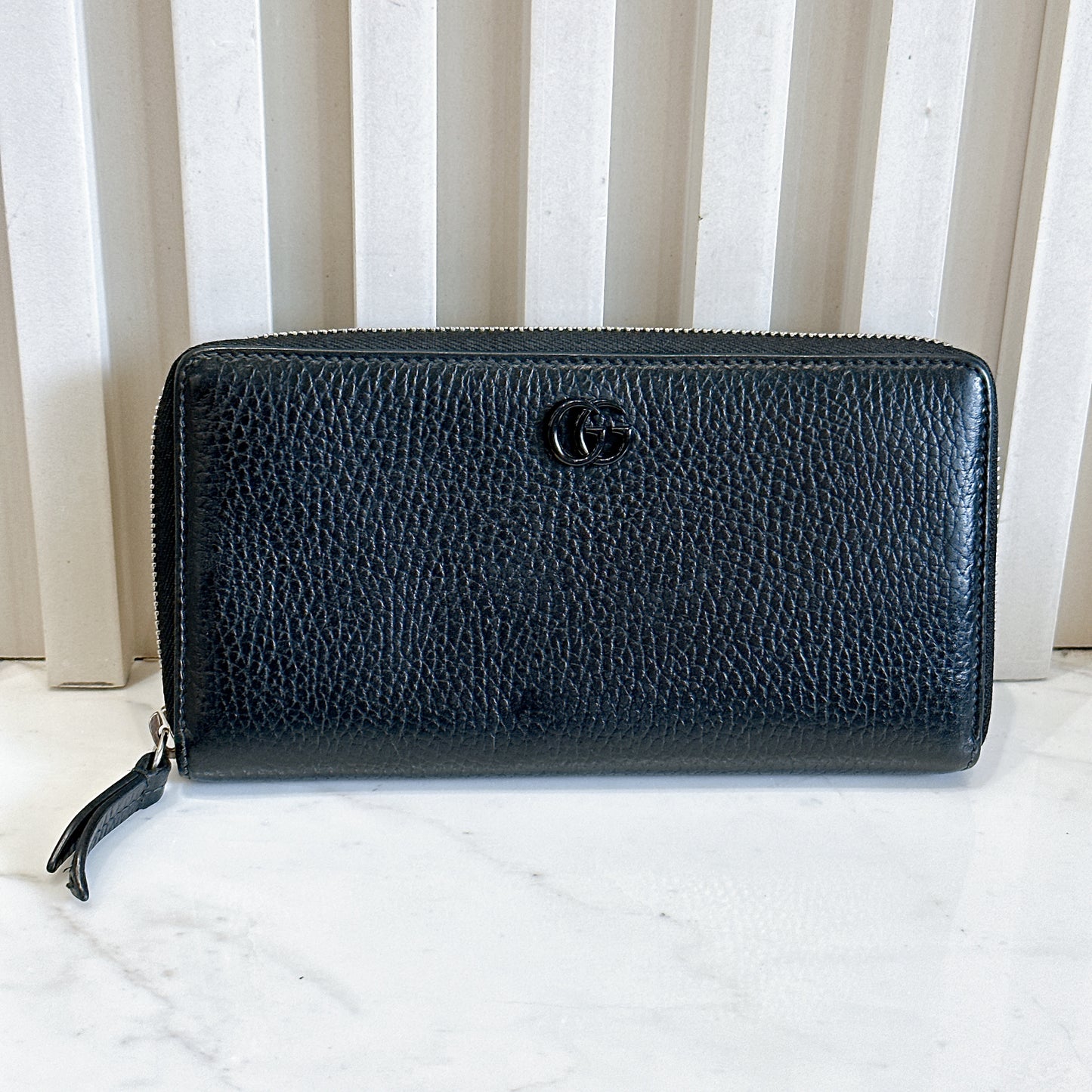 Gucci Marmont Black Long Wallet