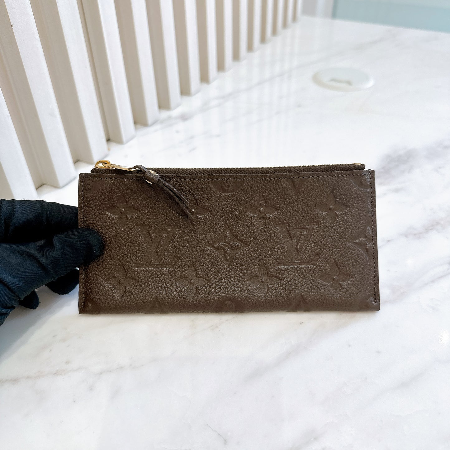 LV Felicie Pochette Zip Insert in Monogram Empreinte