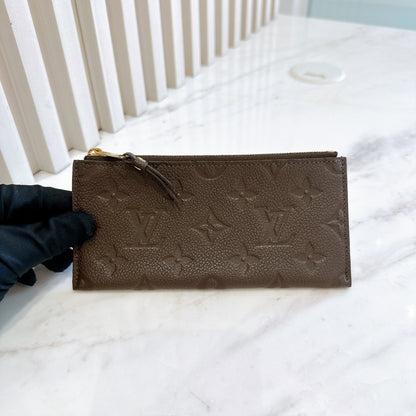 LV Felicie Pochette Zip Insert in Monogram Empreinte