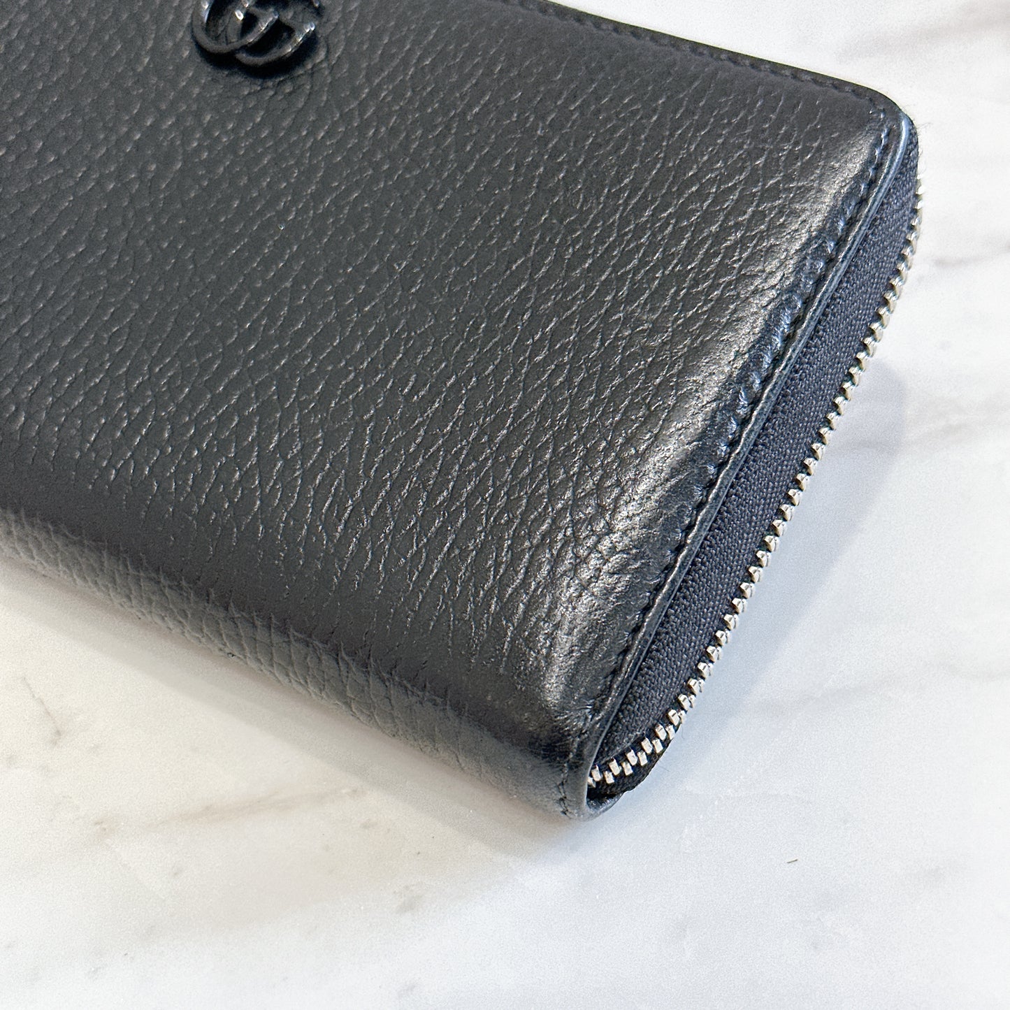 Gucci Marmont Black Long Wallet