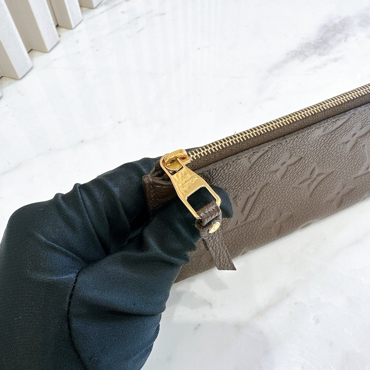 LV Felicie Pochette Zip Insert in Monogram Empreinte