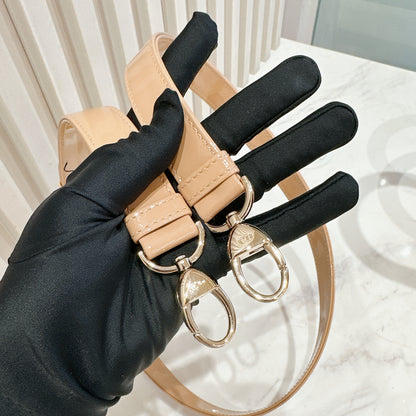 Lady Dior Medium in Beige Patent GHW