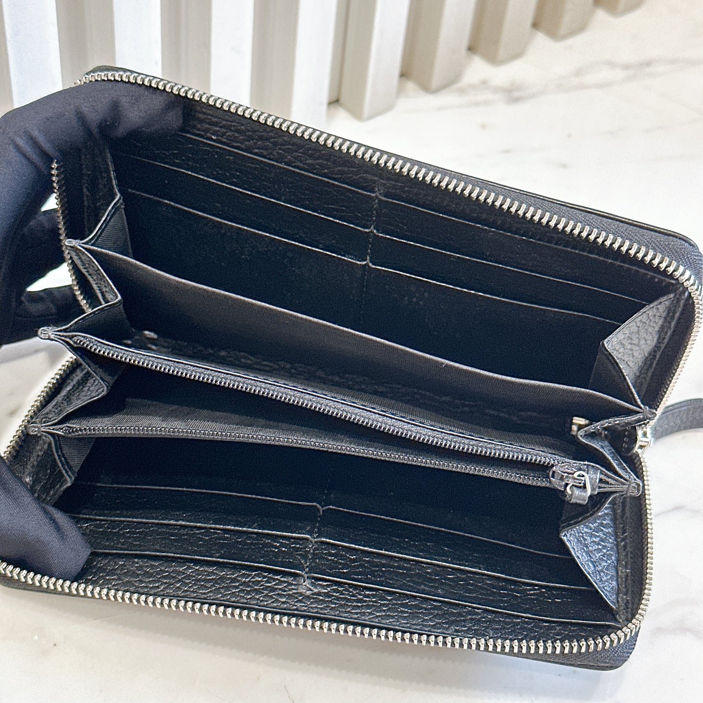 Gucci Marmont Black Long Wallet
