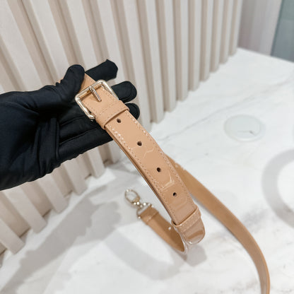 Lady Dior Medium in Beige Patent GHW