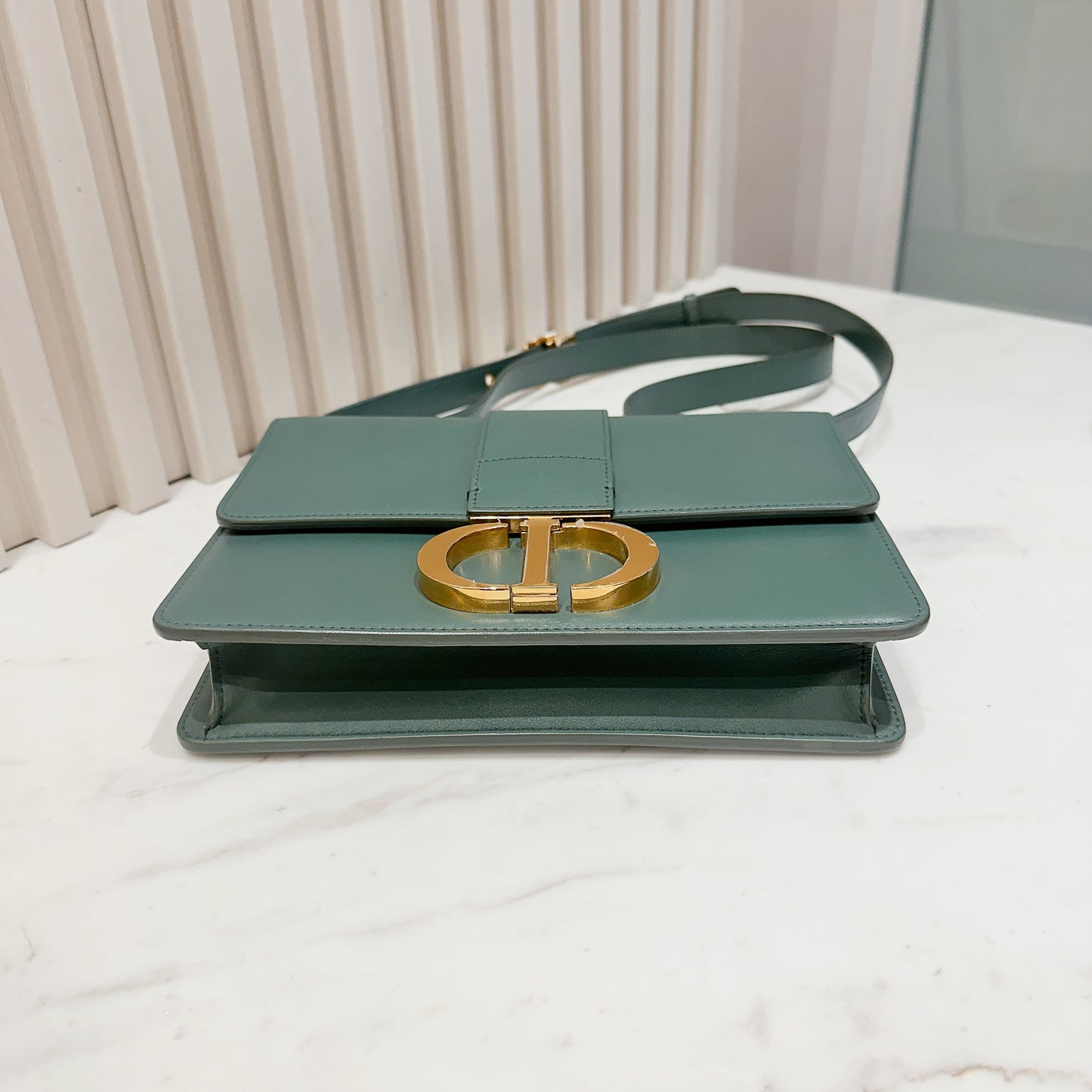Dior Montaigne 30 Calfskin in Green