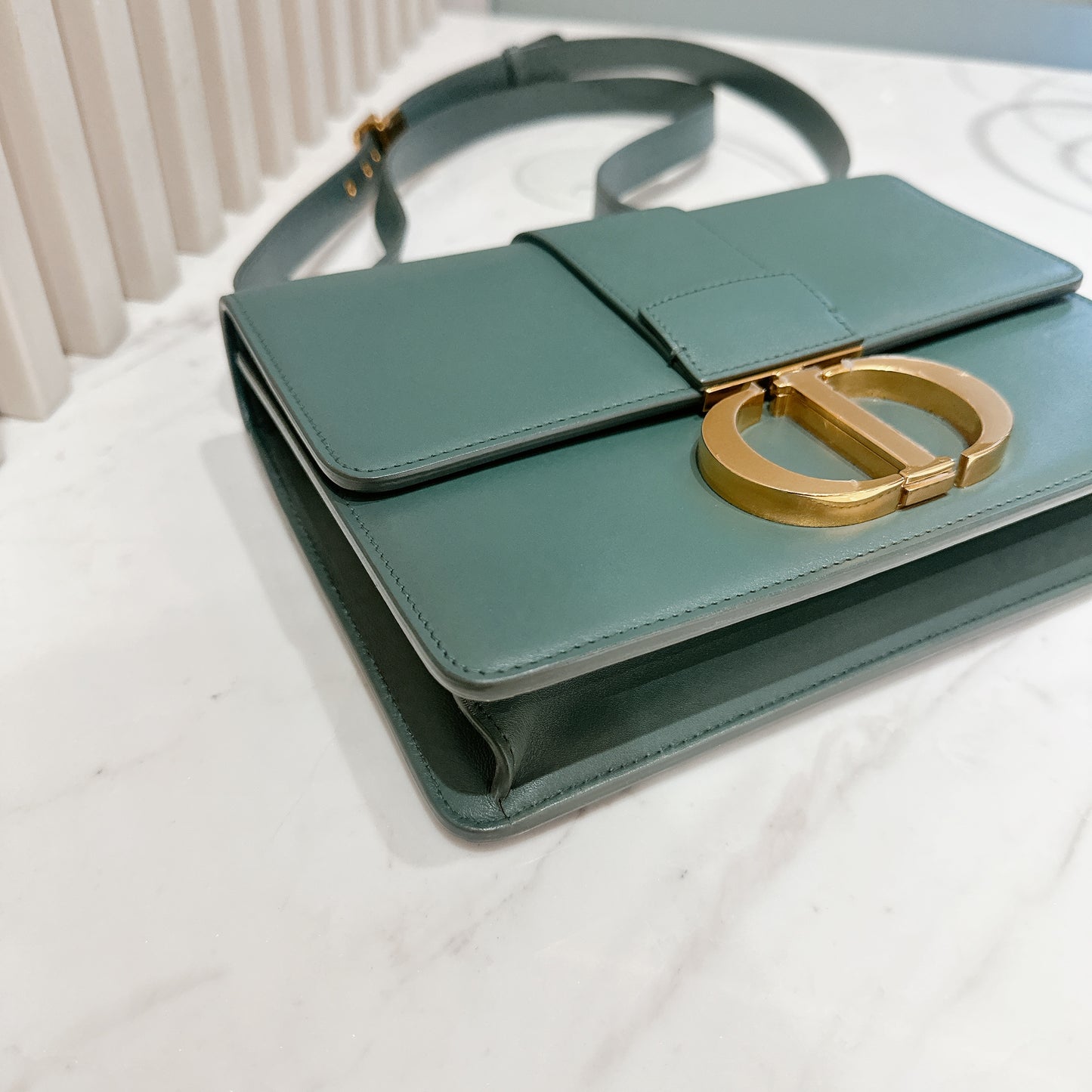 Dior Montaigne 30 Calfskin in Green