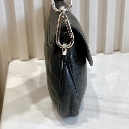Prada Tassel Baguette in Black Nappa Leather