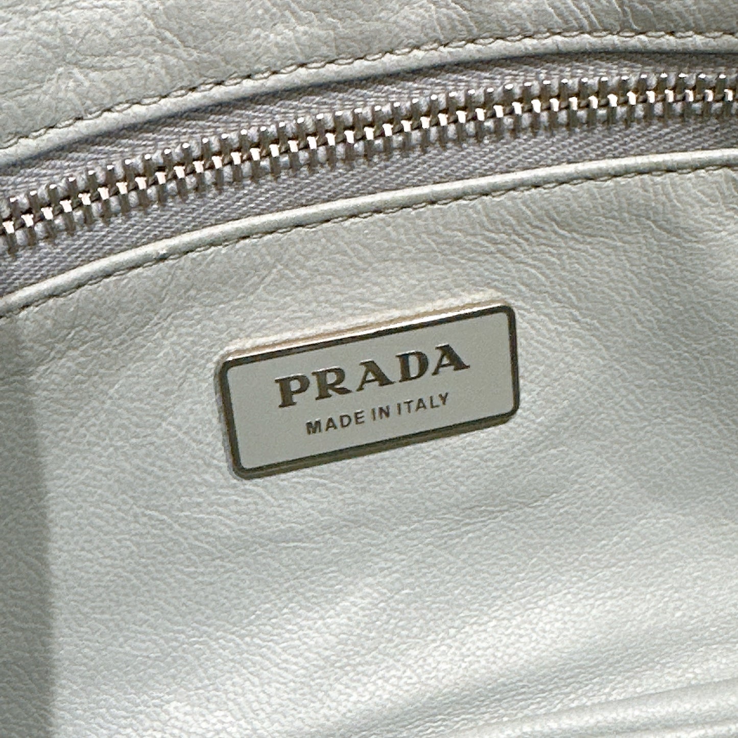 Prada Tassel Baguette in Black Nappa Leather