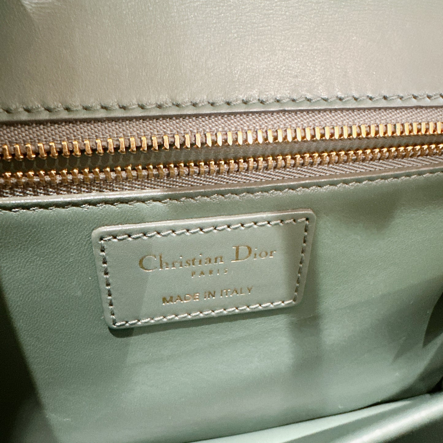 Dior Montaigne 30 Calfskin in Green