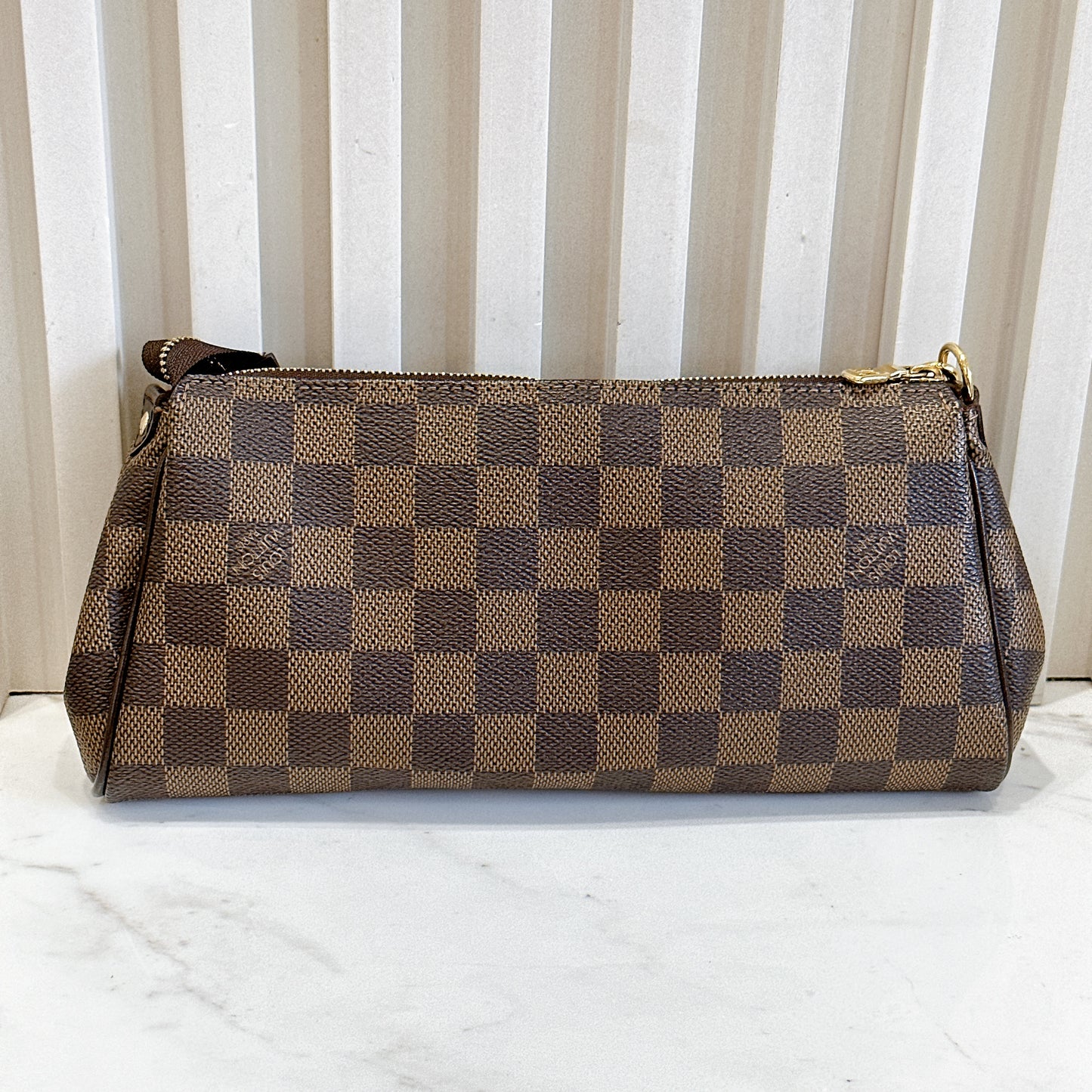LV Damier Ebene Eva Clutch