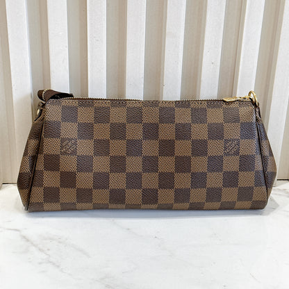 LV Damier Ebene Eva Clutch