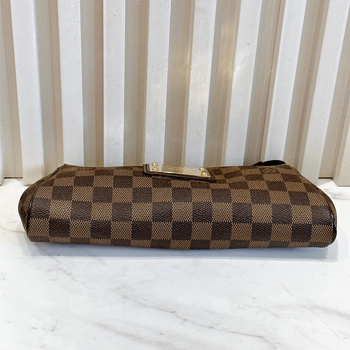 LV Damier Ebene Eva Clutch