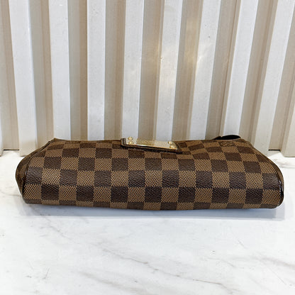 LV Damier Ebene Eva Clutch
