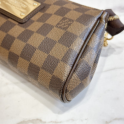 LV Damier Ebene Eva Clutch