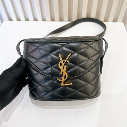 YSL June Box Bag in Black GHW