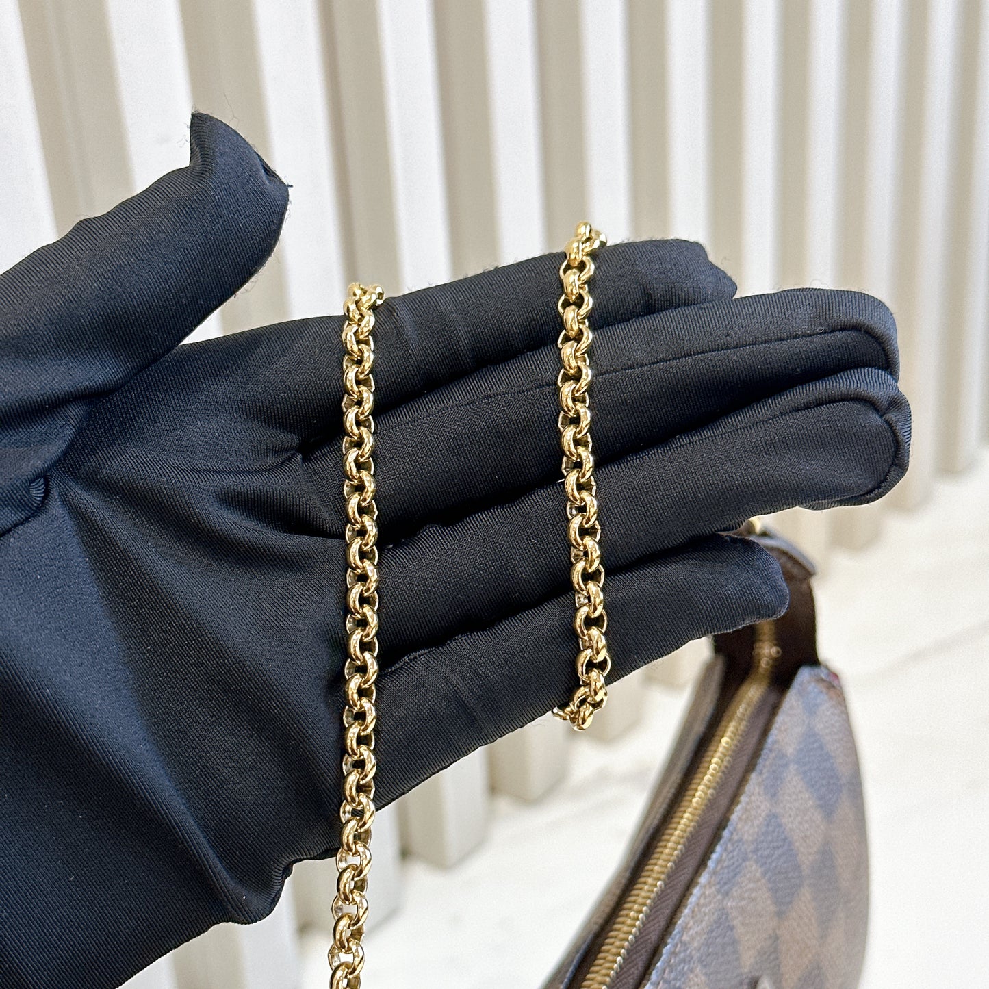 LV Damier Ebene Eva Clutch