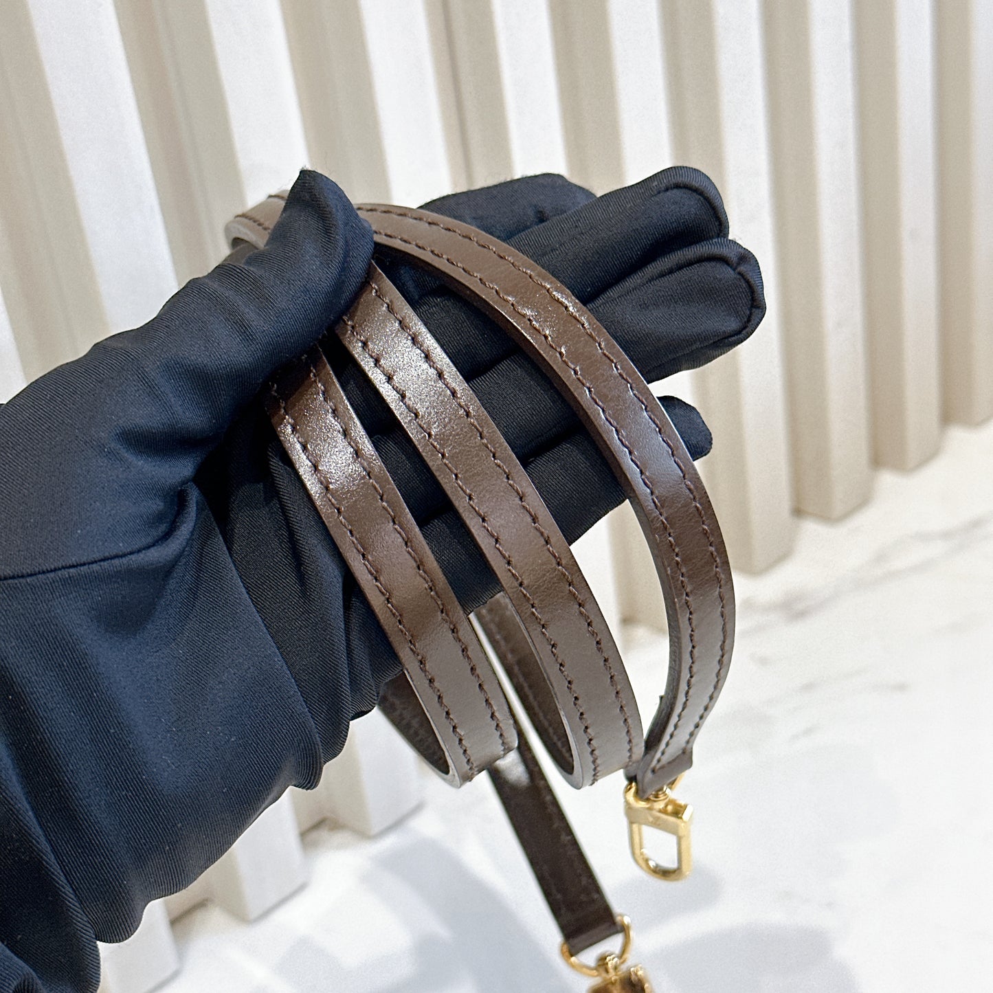 LV Damier Ebene Eva Clutch
