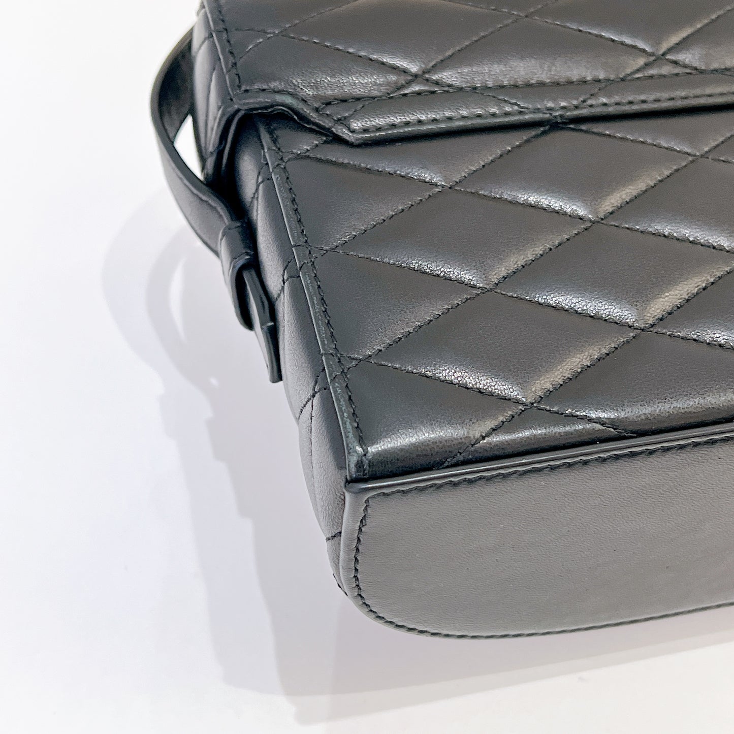 YSL June Box Bag in Black GHW