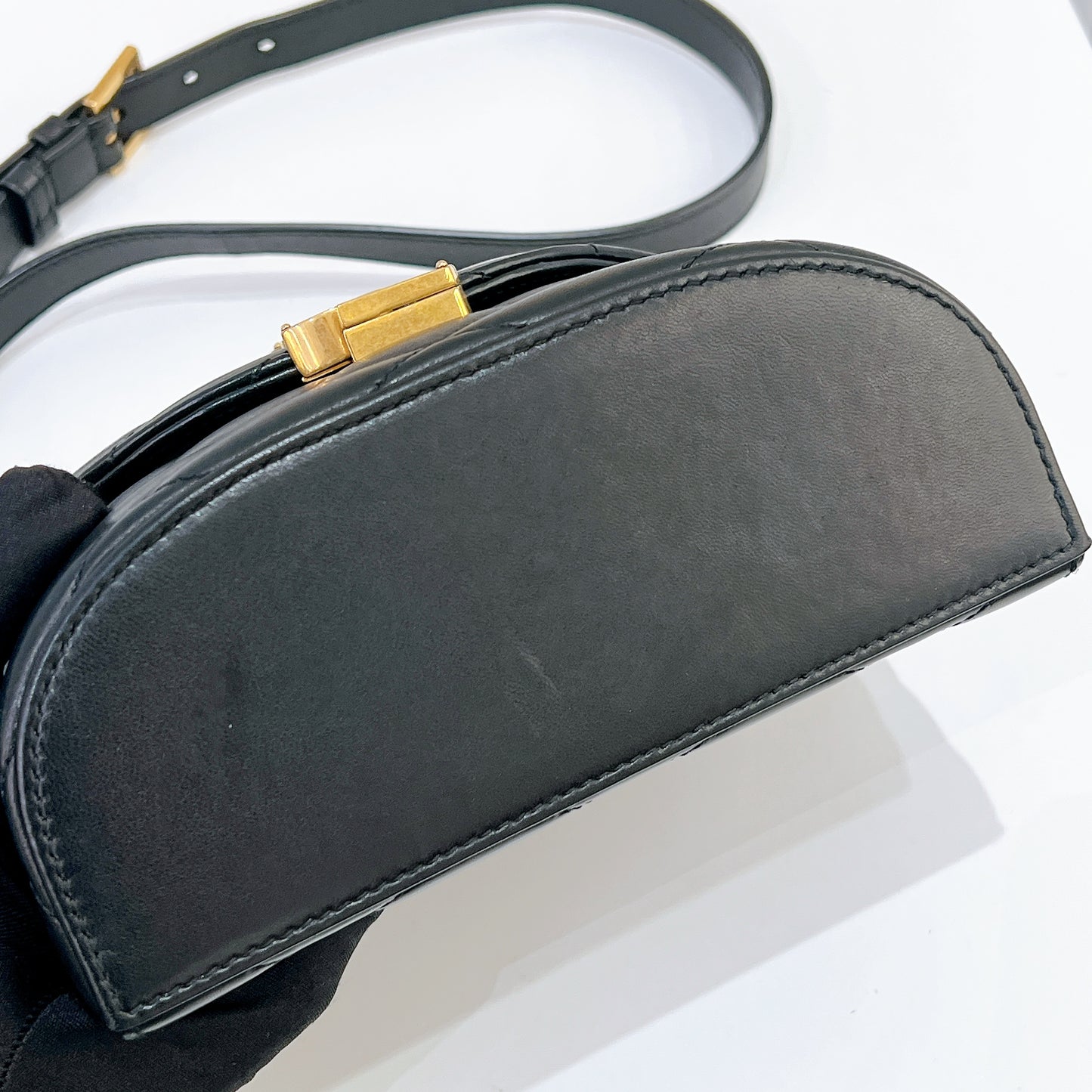 YSL June Box Bag in Black GHW