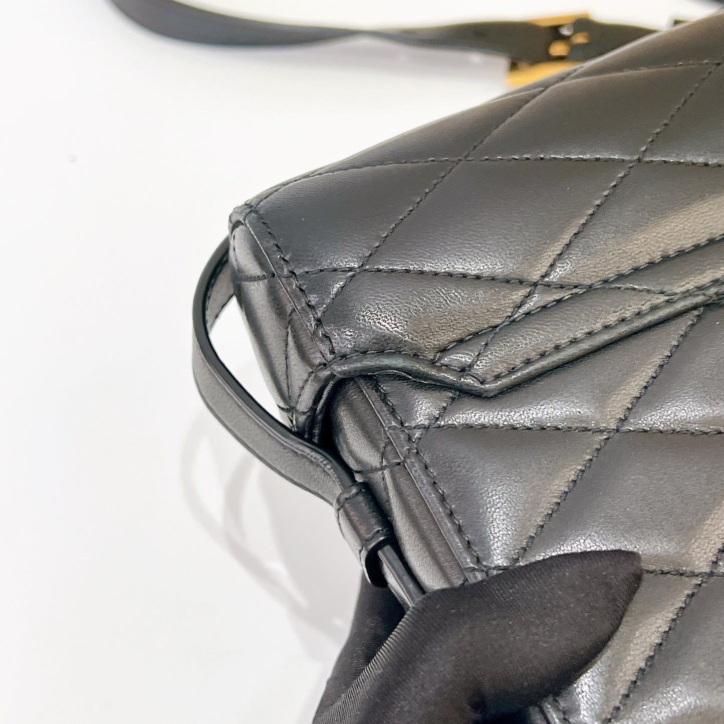 YSL June Box Bag in Black GHW