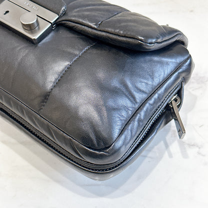 Prada Nappa Bomber Chain Bag