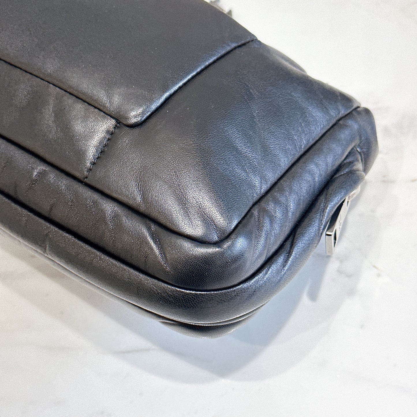 Prada Nappa Bomber Chain Bag