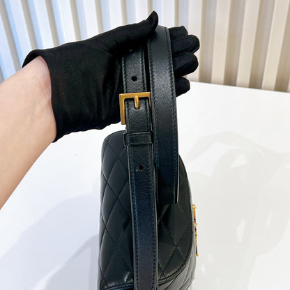 YSL June Box Bag in Black GHW