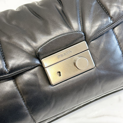 Prada Nappa Bomber Chain Bag