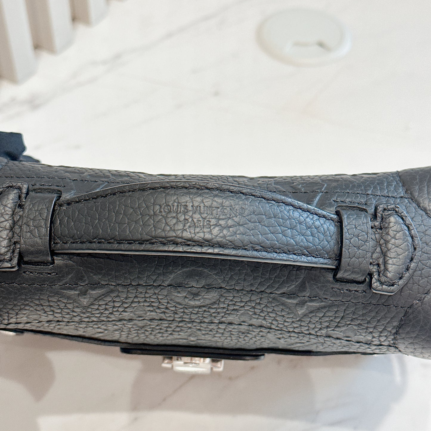 LV Soul Trunk Taurillon in Ultra Black