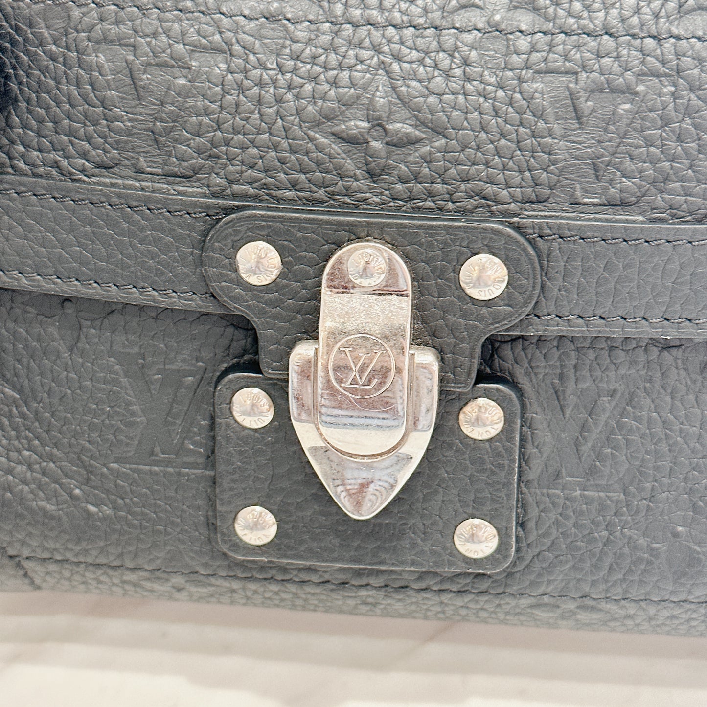 LV Soul Trunk Taurillon in Ultra Black