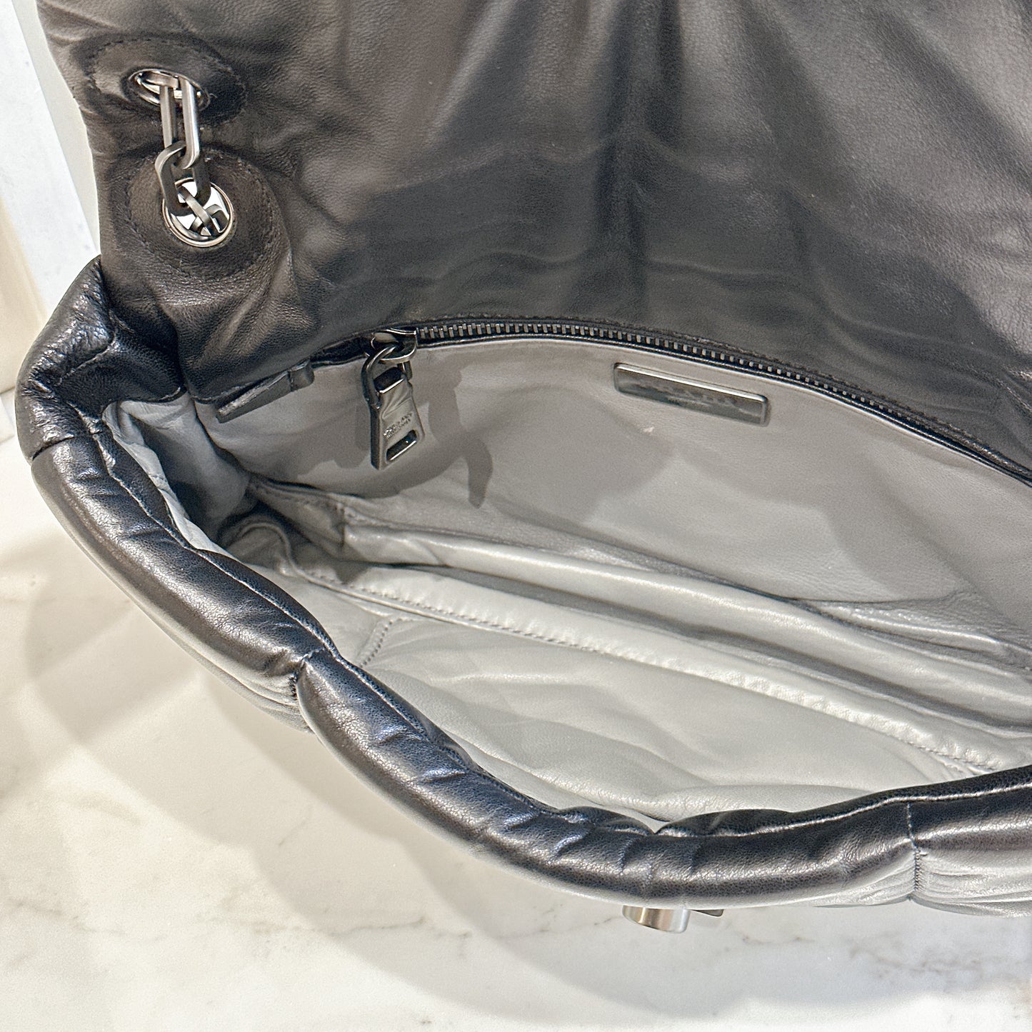 Prada Nappa Bomber Chain Bag
