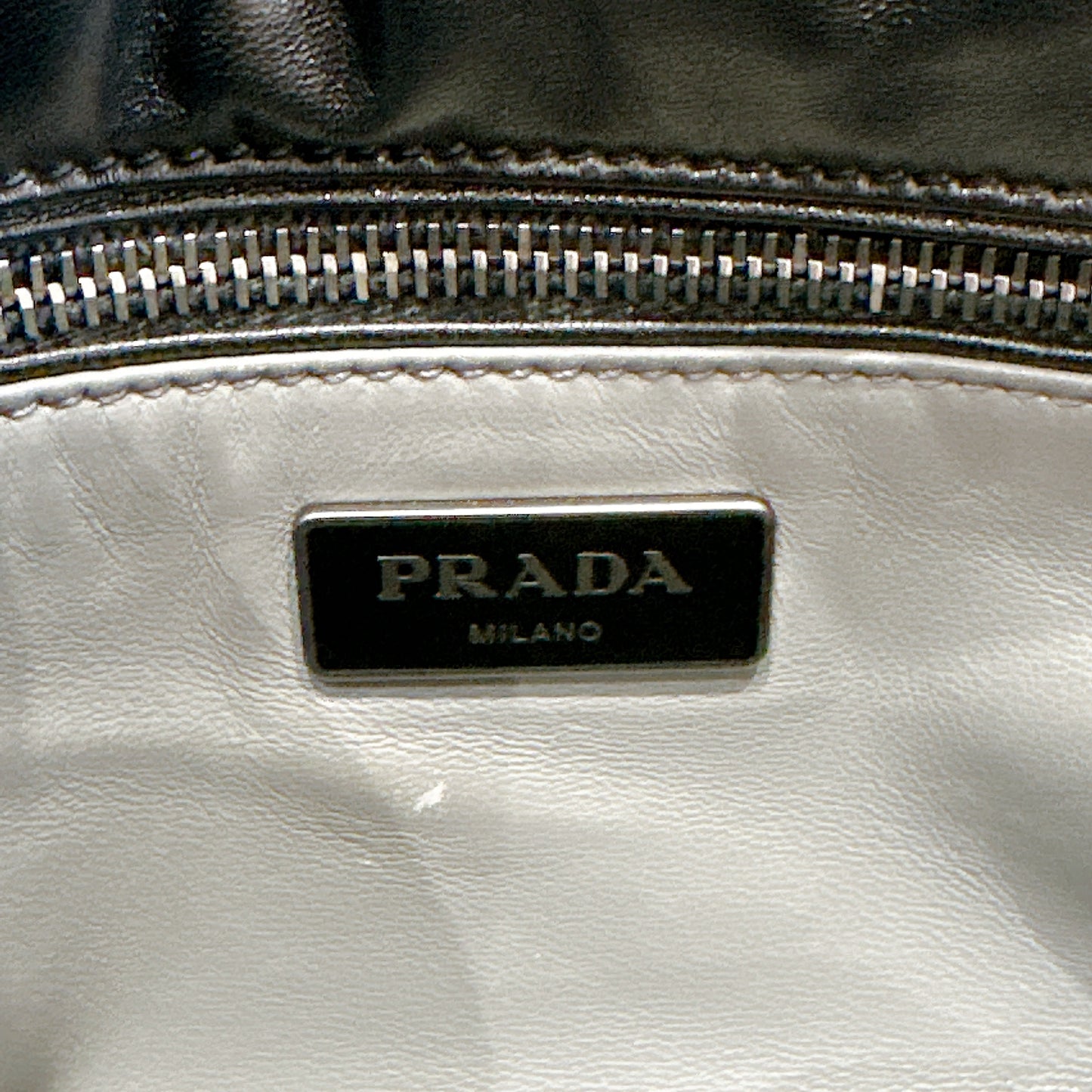 Prada Nappa Bomber Chain Bag