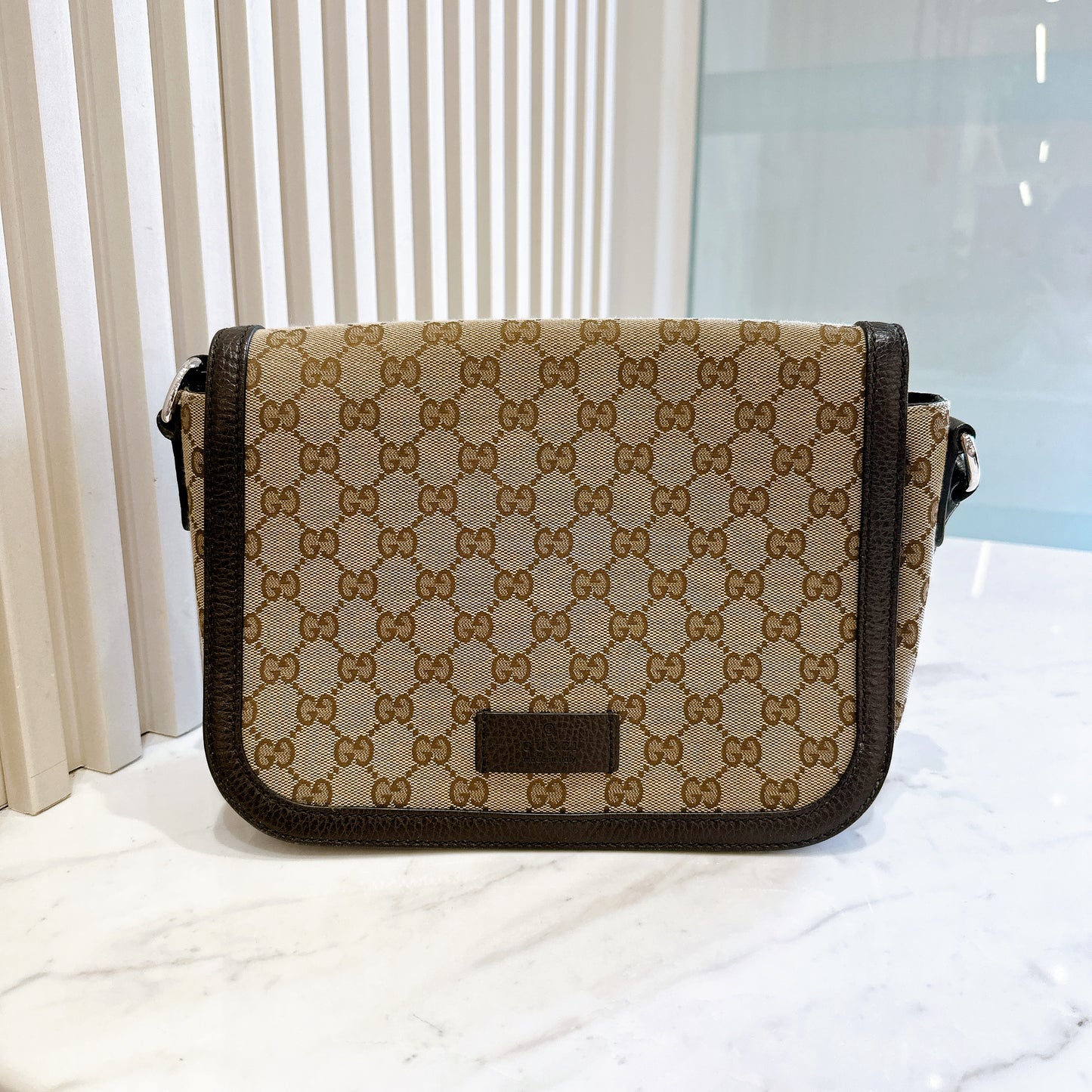 Gucci GG Canvas Messenger Bag