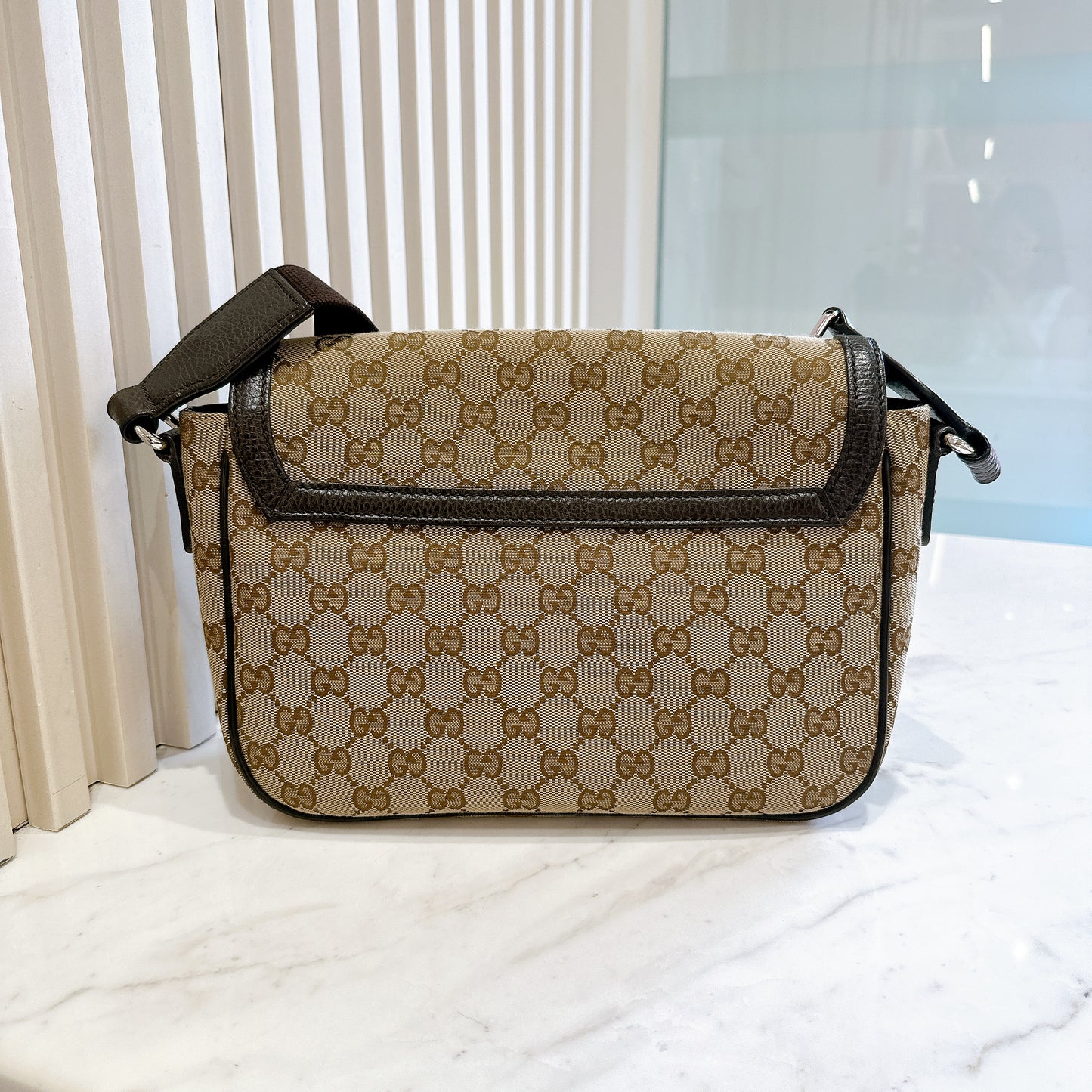 Gucci GG Canvas Messenger Bag