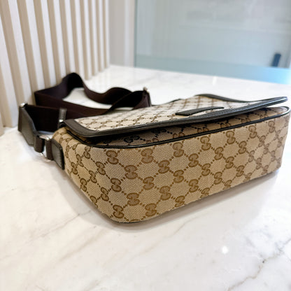 Gucci GG Canvas Messenger Bag