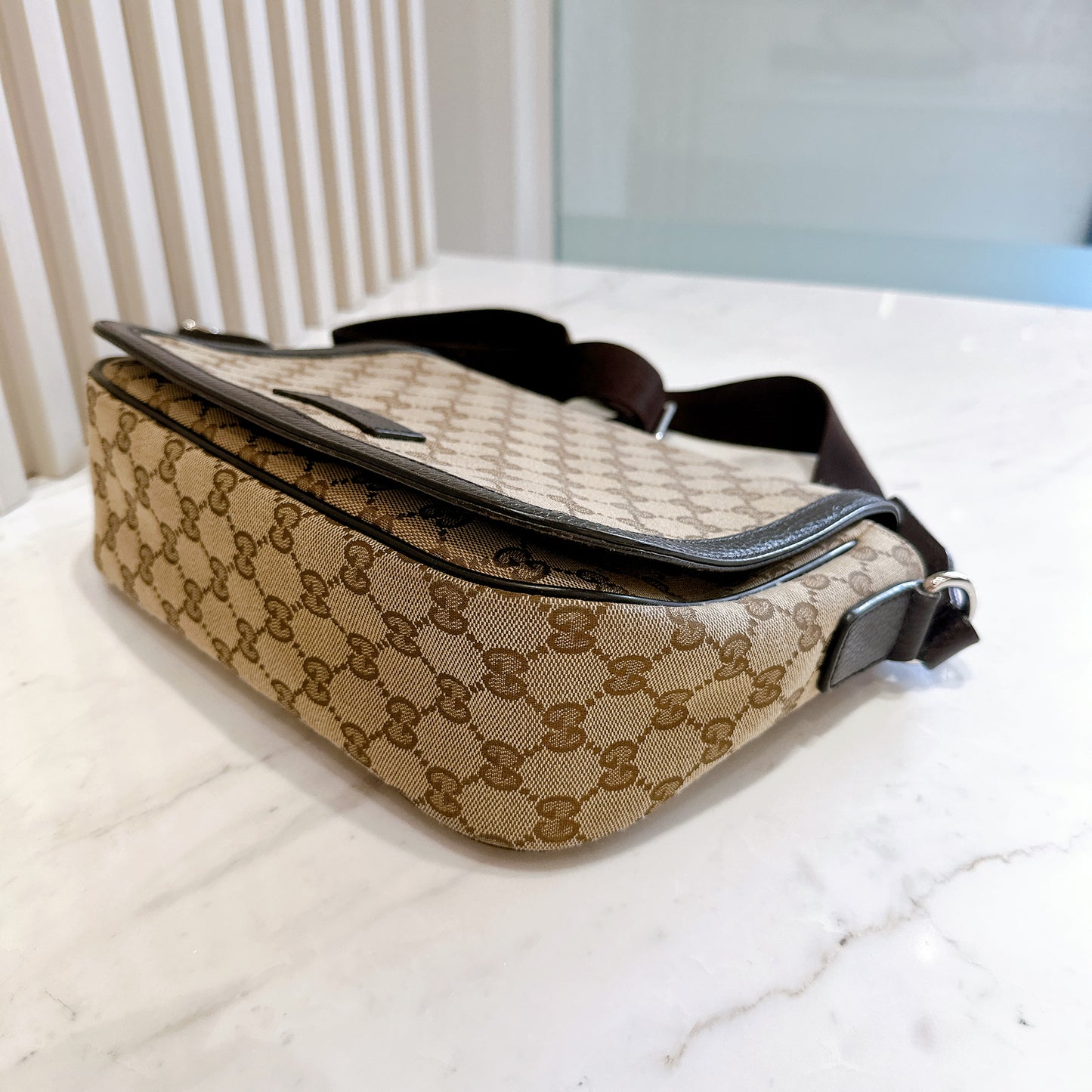 Gucci GG Canvas Messenger Bag